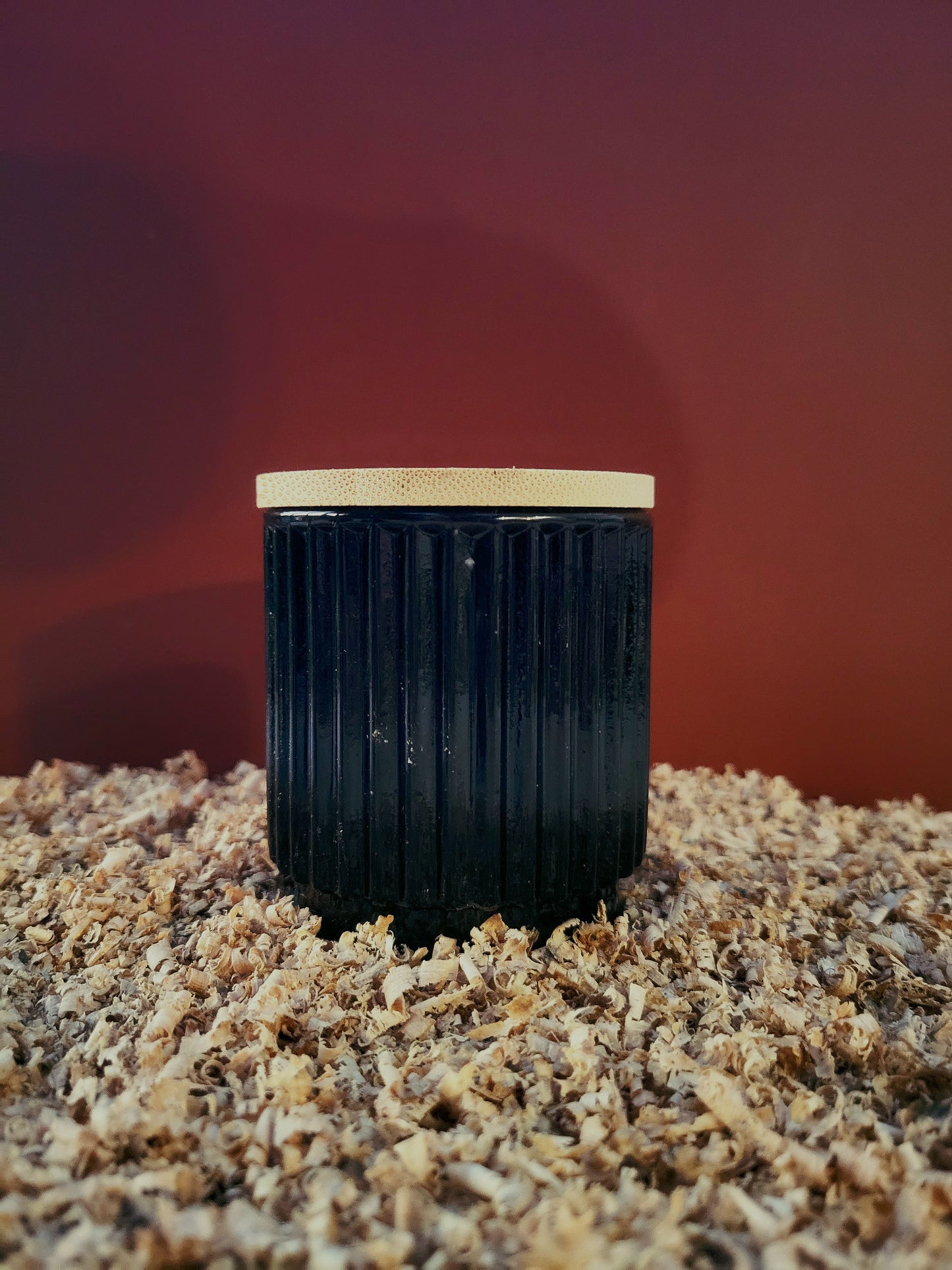 Earthy scented non-toxic beeswax candle, free of artificial and synthetic fragrance oils, clean beeswax coconut oil candle scented only with pure essential oils